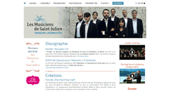 Desktop Screenshot of lesmusiciensdesaintjulien.fr